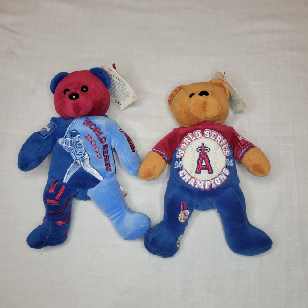 2002 anahiem Angels World Series team Teddy Bears